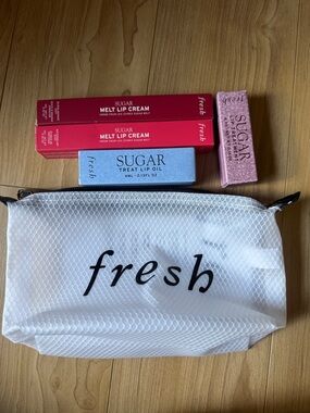 fresh Sugar Melt Lip Cream & Treat Lip Oil Trio